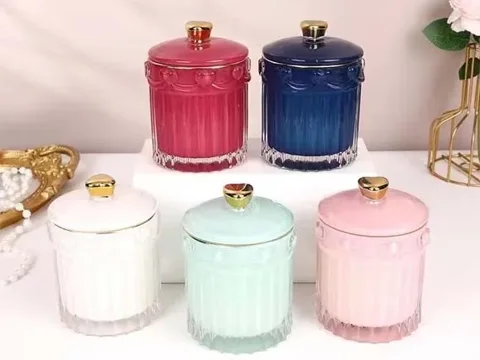 ×12.3cm Glass Jars With Lids