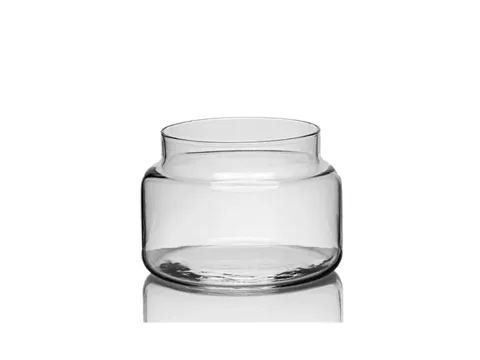 Clear Glass Candle Containers — view 1