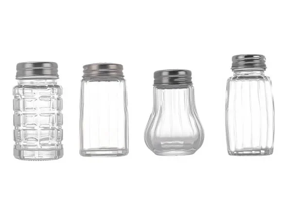 Small Glass Spice Jars with Lids — main view