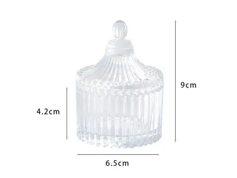 European Style Striped Candle Jar & Candy Jar — view 2