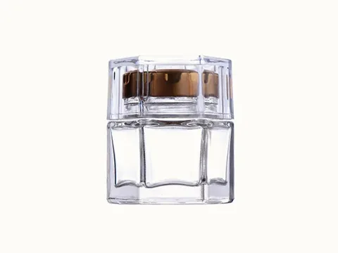 Clear Glass Honey Jars — view 3