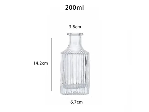 Curved Elegant Glass Diffuser Bottle — view 5