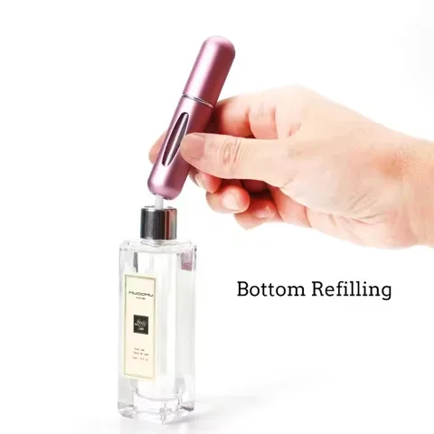 Mini Aluminum Travel Perfume Spray Bottle — view 2