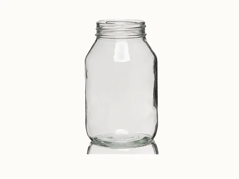 Round Glass Mason Jar