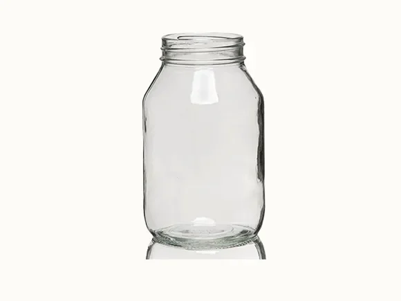 Round Glass Mason Jar — main view
