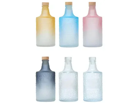 Glass Liquor Bottles with Lids — view 1