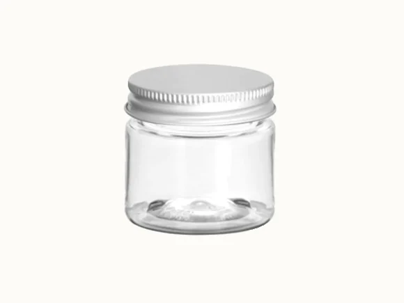Transparent Glass Pill Bottle — main view
