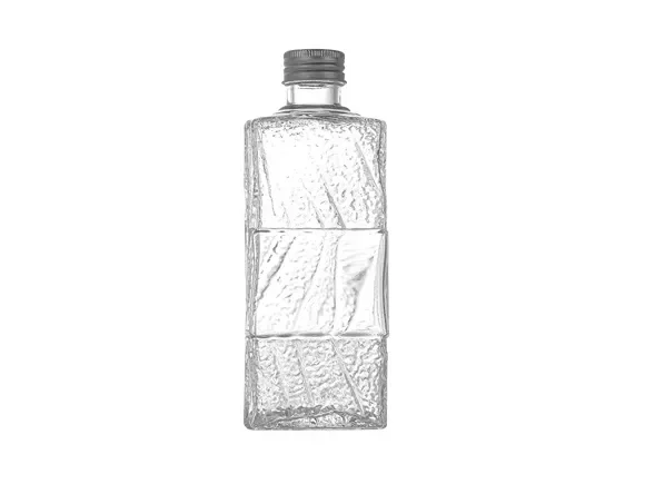 Square Glass Liquor Bottles — main view