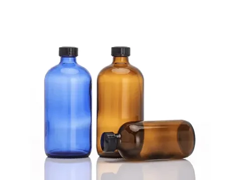 Boston Round Glass Bottle