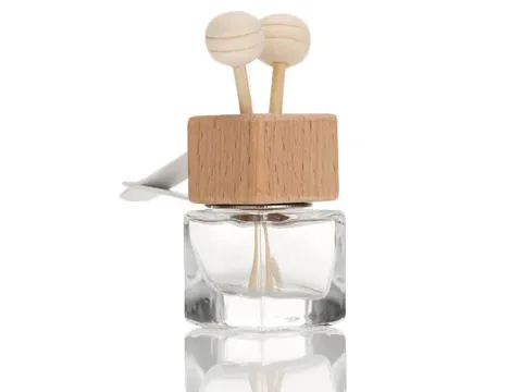 Square Clear Class Car Perfume Bottle Diffuser Bottle
