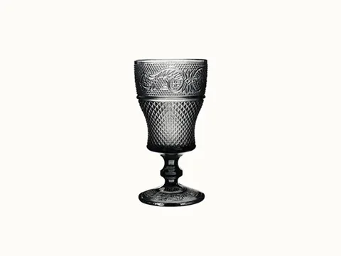 Gray/Blue/Pink Glass Ice Cream Cup — view 1