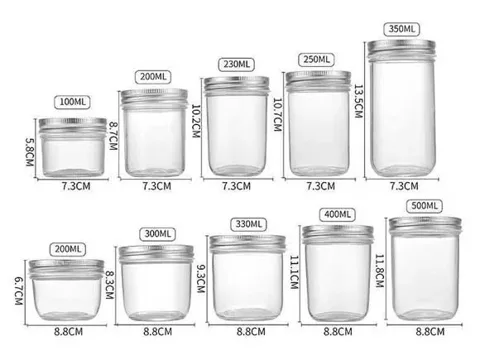 Wide Mouth Glass Canning Jars — view 2