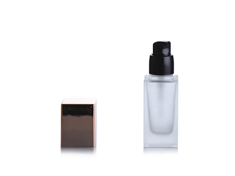Refillable Glass Cosmetic Pump Bottles — view 4