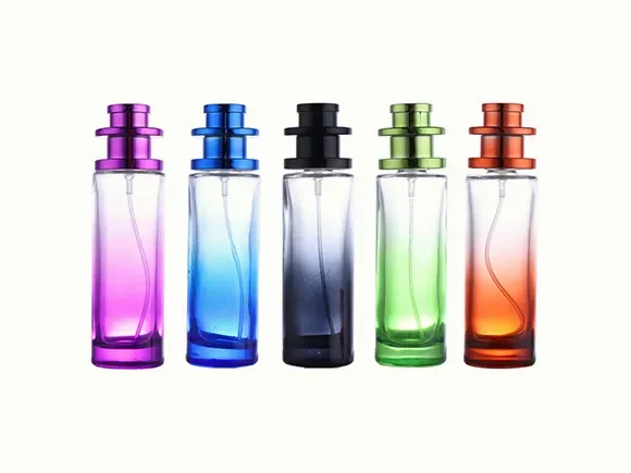 Stained Gradient Glass Perfume Bottle — main view