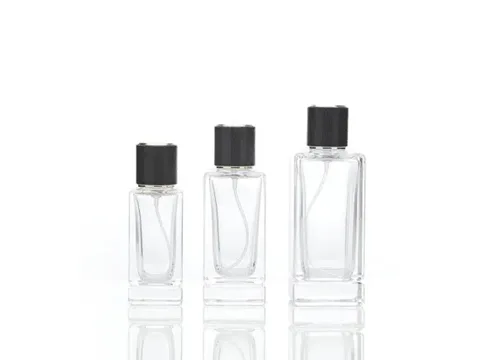 Silver Cap Perfume Bottle — view 1