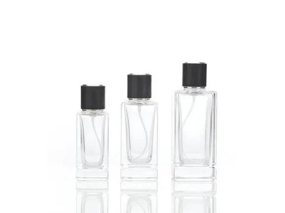 Silver Cap Perfume Bottle — main view