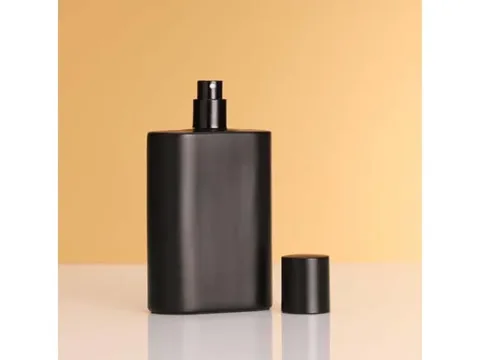 Matte Black Cologne Perfume Bottles — view 3