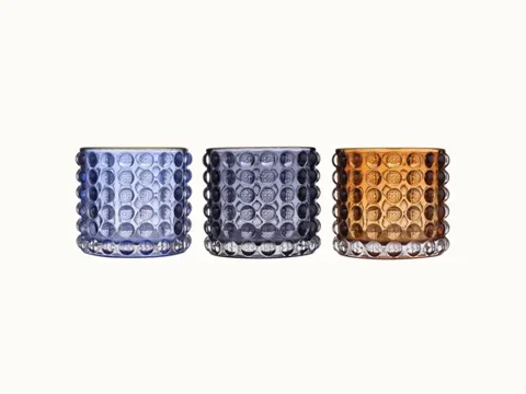 Blue/Gray/Brown Candle Glassware — view 4
