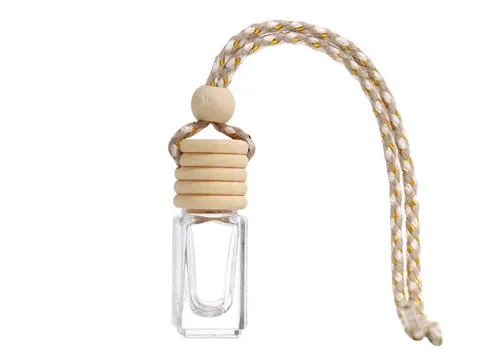 Small Car Perfume Bottles Glass Car Hanging Bottles — view 2