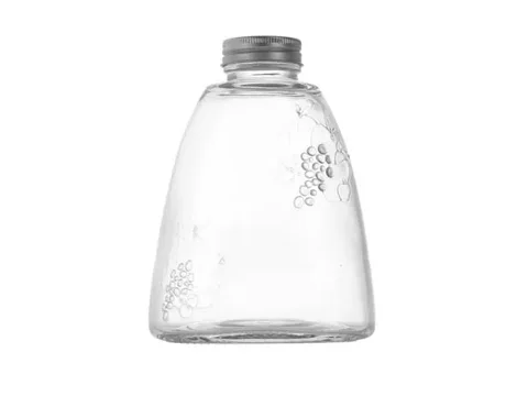 Clear Glass Juice Beverage Bottles