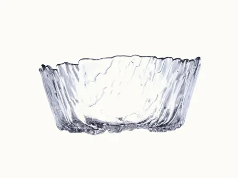 Clear Glass Fruit Bowl