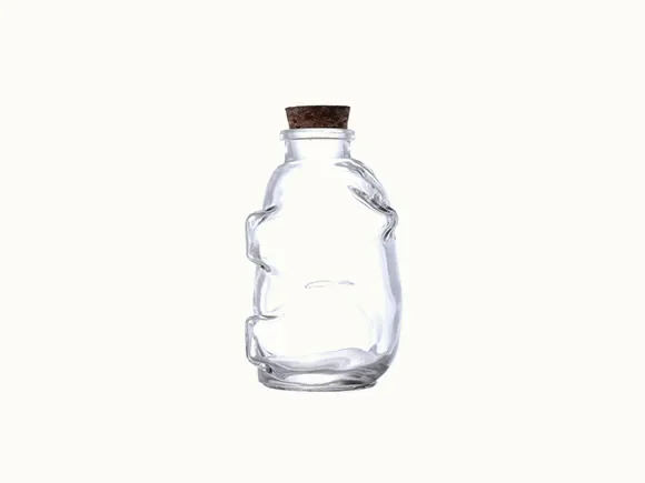 Clear Glass Candy Jar — main view