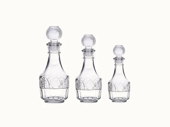 Clear Glass Wine Bottle — main view