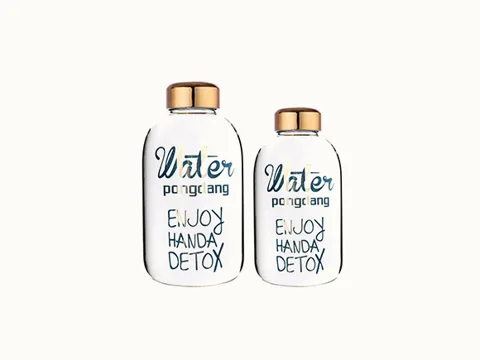 Clear Glass Beverage Bottles — view 4