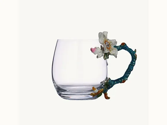 Clear Glass Tea Cup — main view