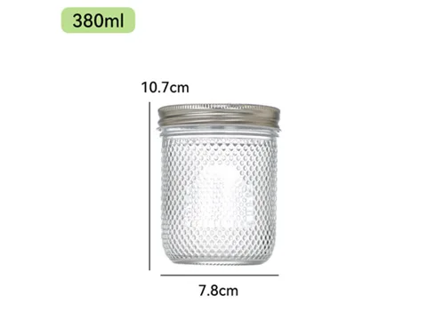 Wide Mouth Glass Pickle Jars With Metal Lids — view 2