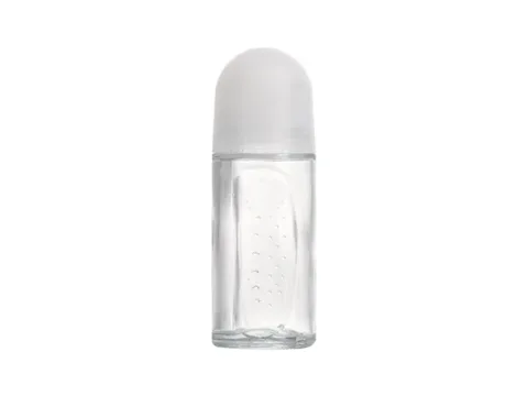 Antiperspirant Deodorant Roll On Glass Bottle — view 3