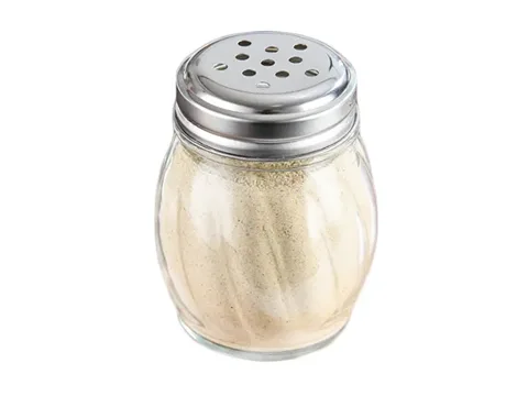 Transparent Glass Spice Bottles