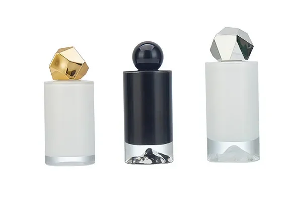 Cylinder Perfume Bottles With Inner Color Coating — main view