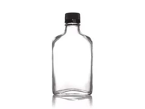 Clear Glass Liquor Bottles — view 3