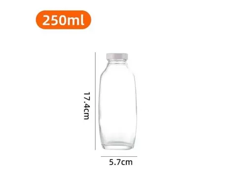 Glass Bottles With Metal Lids — view 2