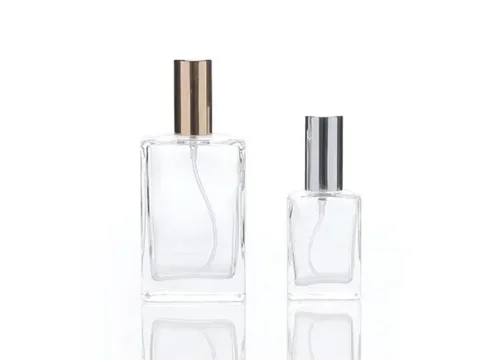 Square Cologne Glass Perfume Bottle — view 2