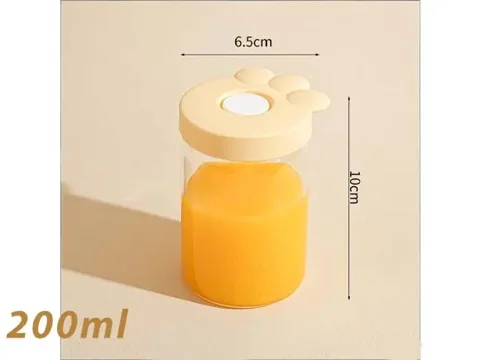 Round High Borosilicate Gourmet Glass Storage Jars — view 2