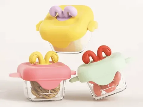 Reusable Glass Freezer Containers Jars