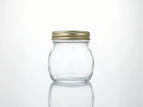 Square Round Wide Mouth Glass Pickling Jars With Screw