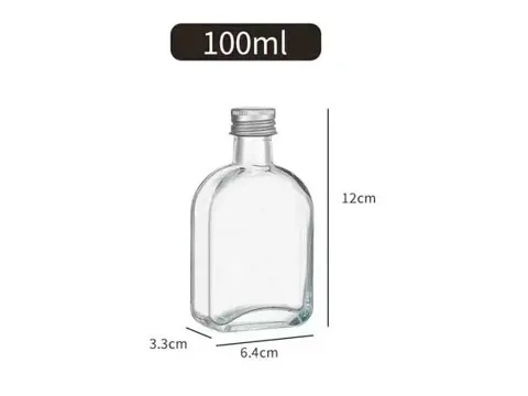 () () Glass Beverage Bottles With Lids — view 2