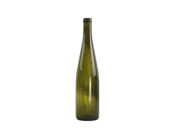 Dark Green Hock(Rhine) Wine Bottles Cork Finish — main view