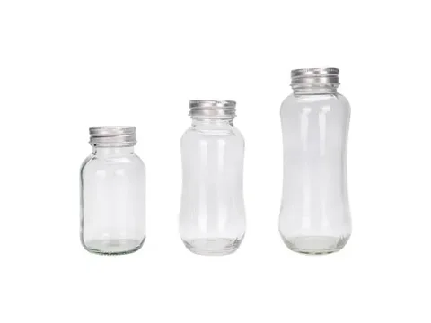 Glass Juice Bottles with Lids