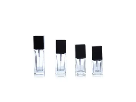 Clear Glass Pump Bottle