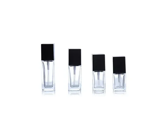 Clear Glass Pump Bottle — main view