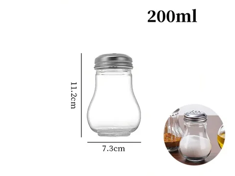 () Glass Spice Jars with Shaker Lids — view 3