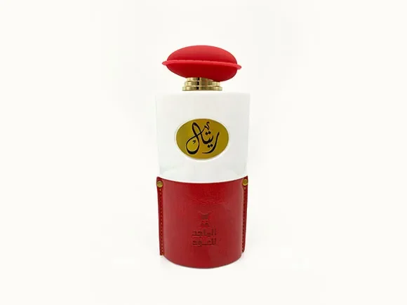 Red Glass Perfume Bottles — main view