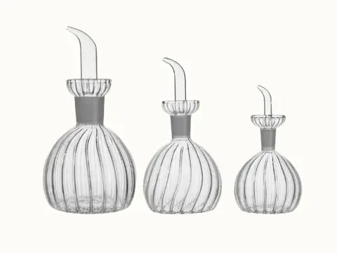 Round Glass Olive Oil Bottles Dispenser