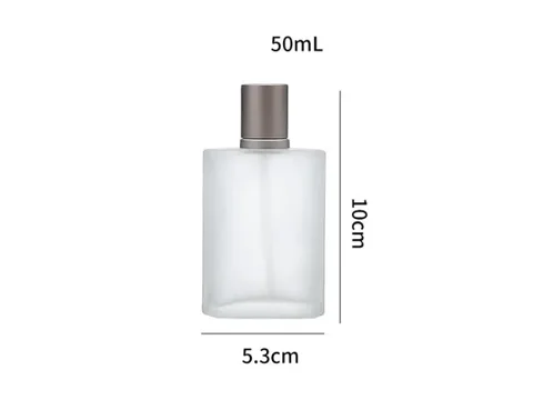 Frosted In-Stock Glass Perfume Bottles — view 4