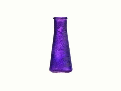 Purple/Blue/Green Glass Decoration Bottles