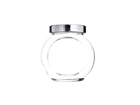 Clear Glass Piggy Bank Jar